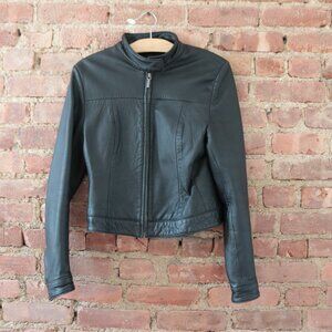 Sophia Vespucci Black Leather Jacket